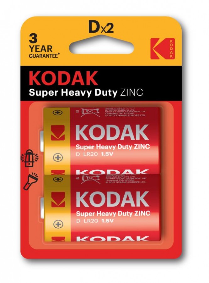 Kodak Super Heavy Duty ZINC R20 BL2