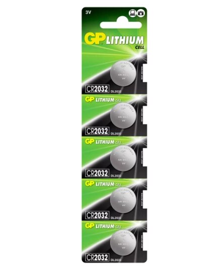 GP Lithium CR2032-2CR5 CR2032 BL5