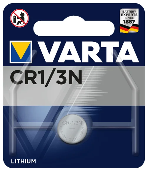 Батарейки литиевые VARTA ELECTRONICS CR1/3 N BL1 (блистер 1шт)