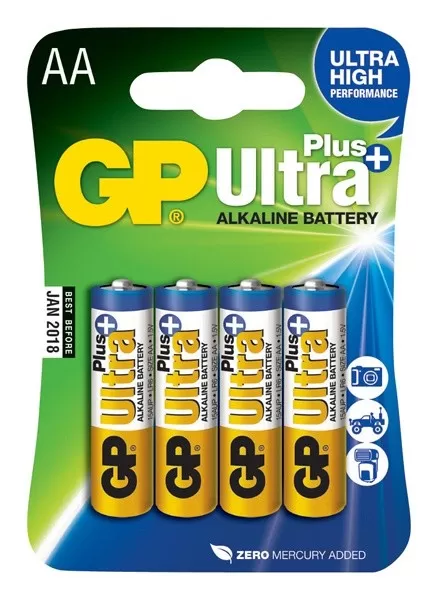 GP Ultra Plus GP15AUP-CR4 LR6 BL4