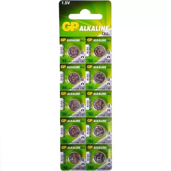 GP Alkaline cell 186-C10 AG12 BL10