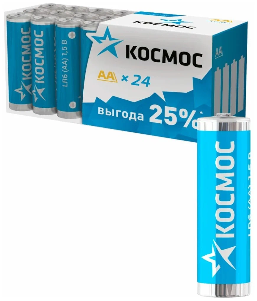 КОСМОС LR6 в упаковке 24 шт