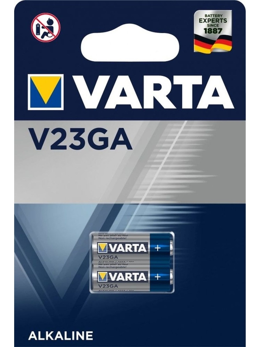 Батарейки алкалиновые VARTA V23 GA (блистер 2шт)