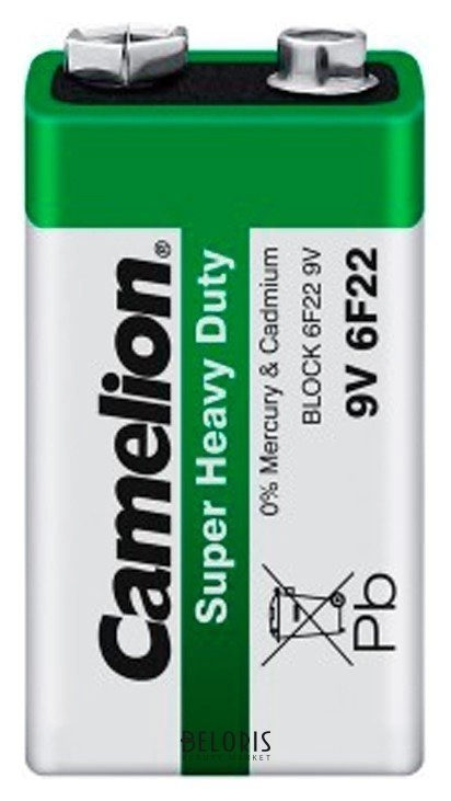 Camelion Super Heavy Duty 6F22-SP1K 6F22 SR1