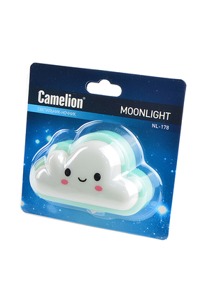 Camelion NL-178 "Облако" ночник с выключателем, 4LED BL1