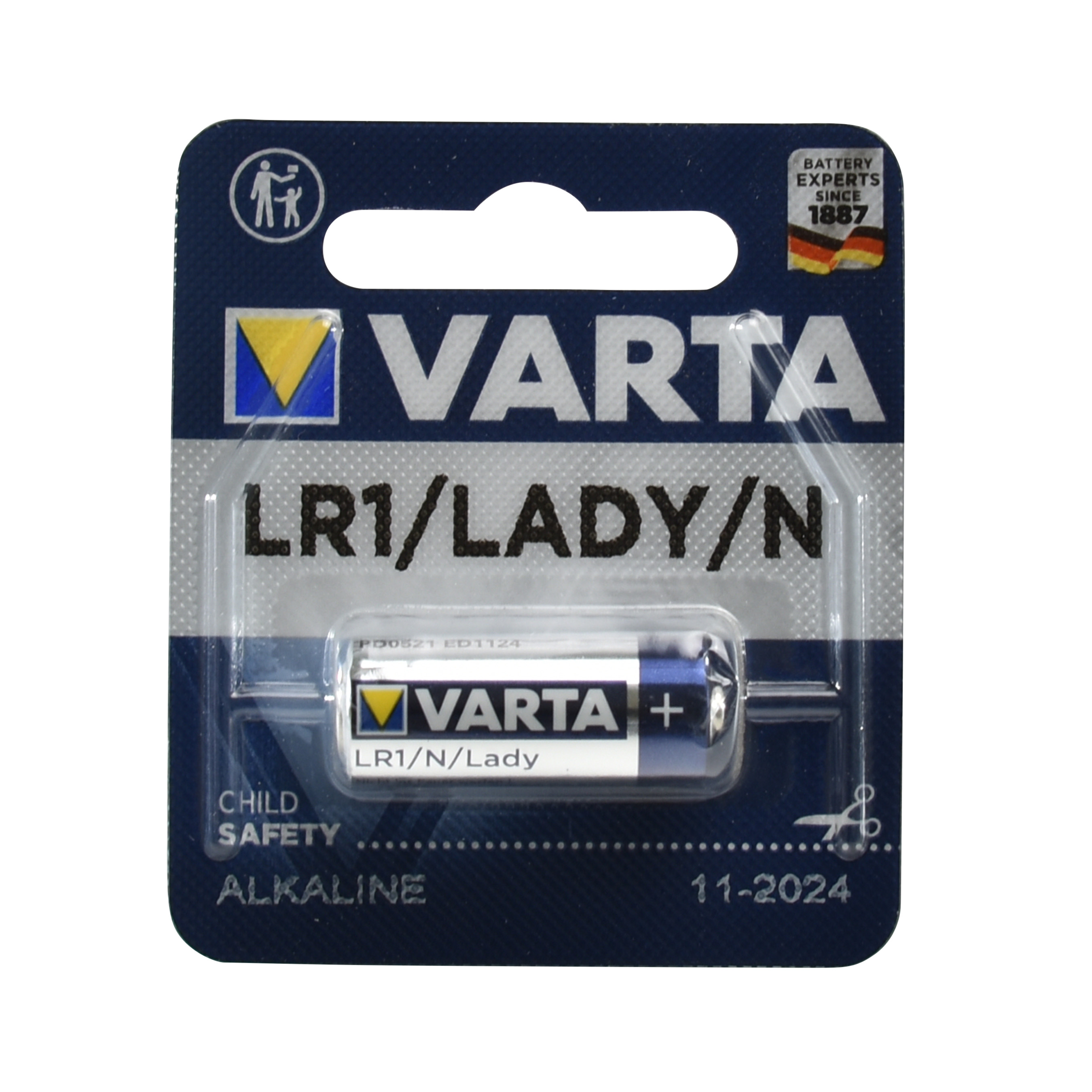 Батарейки алкалиновые VARTA LR1 BL1 (блистер 1шт)