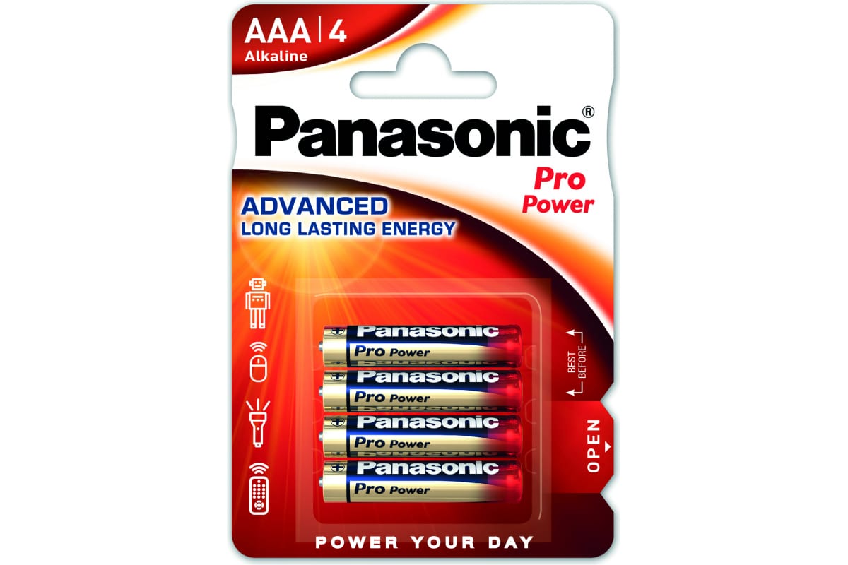 Panasonic Pro Power LR03PPG/4BP LR03 BL4